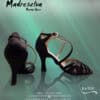 Scarpe da Salsa e Bachata Ball04 Nero