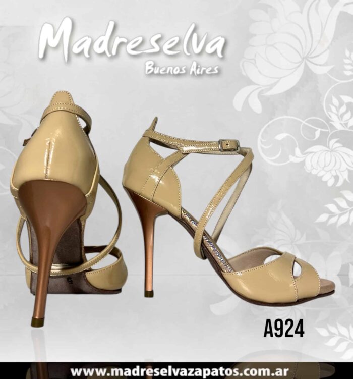 Zapato de Tango Nude A924