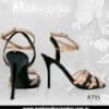 Zapato de tango A735 beige con negro